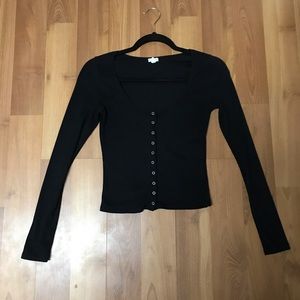 Garage Black long Sleeve Shirt
